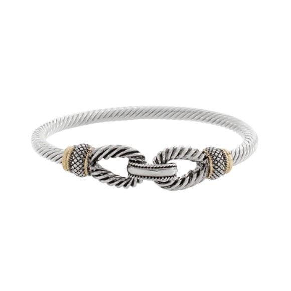 Twisted Rope Style Cable Bracelet - Picture 1 of 1